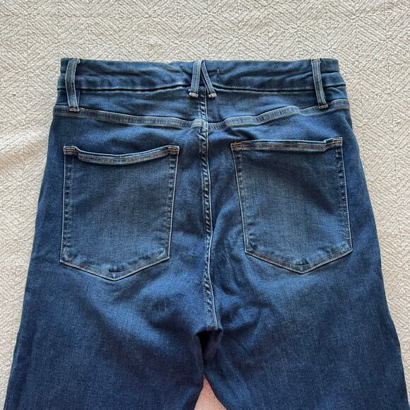 Good American Good Waist Crop Skinny Jeans Size 12/31 - Picture 8 of 8